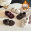 Zapatos de Invierno para Bebé Niña Zapatos Cálidos Engrosados con Algodón Zapatos Casuales 2026 Moda Nuevos Zapatos de Algodón de Moda Grandes de Algodón