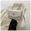 Bolsa Feminina Estilo Francês Linha Borboleta para o Dia a Dia 2024 Simples Verão Novo Estilo Ombro Único Transversal de Mão Pequena Quadrada