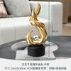 Bola de cristal de resina de alta qualidade, mesa de escritório, sala de estar, armário de TV, armário de vinho, decoração suave para casa de alto senso, ornamentos