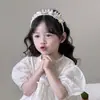 Tiara de Cabelo Infantil, Orelhas de Coelho de Princesa, Acessórios de Cabelo de Orelhas de Gato, Tiaras Dentadas Antiderrapantes para Meninas, Grampos de Cabelo de Renda Fofa, Tiaras de Coroa