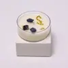 Set de Velas Aromáticas de Cristal Constelación, Adornos de Cera Vegetal con Fragancia de Flor de Fresia de Alta Gama, Souvenirs de Alta Gama