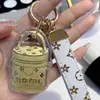 Bolsa Balde de Ouro Puro 999, Você é Rico, Chaveiro de Carro, Pingente de Bolsa para Presbiopia, Presente de Dia dos Namorados Chinês para Namorada