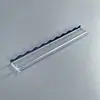 Empujador de fichas de mahjong estilo americano transfronterizo, regla empujadora de fichas de acrílico transparente, organizador de fichas de mahjong con borde ondulado multicolor