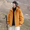 Jaqueta Três em Um da Nasa para Homens e Mulheres, Nova Jaqueta Corta-Vento e Impermeável com Bloqueio de Cor para Outono e Inverno, Roupa para Esportes ao Ar Livre e Montanhismo