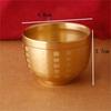 Taza Baifu Taza de Té de Cobre Copa de Vino Guan Gong Copa de Guanyin Bodhisattva Copa de Suministro de Agua Frente a Buda Dios de la Riqueza para Copa de Vino Hogar