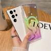Funda Magnética de Carga Colorida Adecuada para Samsung S26Ultra S25Plus Transparente Degradada A56 Funda Protectora Anticaídas