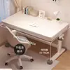 Mesa de trabalho com design moderno e minimalista, multicamadas, personalizada e criativa, adequada para leitura em dormitório, altura ajustável, mesa de estudo infantil