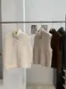 Chaleco Suéter de Punto KEKEZOON con Cuello Alto para Vestir Otoño Invierno Nuevo Estilo Color Sólido Sin Mangas Chaleco Cálido 9300