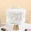 Nova Bolsa de Maquiagem Combinada Portátil para Viagem Bolsa de Maquiagem de Grande Capacidade Bolsa de Armazenamento de Maquiagem Atacado Bolsa de Lavar