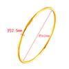 Pulsera de Mano de Imitación de Lujo Ligero Oro de 24 Quilates Pulsera de Transmisión en Vivo de Celebridad de Internet Método Antiguo Pulsera de Personalidad para Mujer Mantenerse Mutuamente y Heredar Pulsera de Oro Arena
