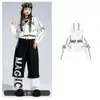 Ropa de Jazz Hip-Hop para Niñas Traje de Gato para Baile Callejero de Jazz Pasarela Ropa de Práctica y Presentación para Grupos de Chicas a la Moda
