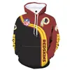 Nova Blusa de Moletom de Rugby com Estampa Digital 3D Sweatshirt do Campeonato de Rugby Suporta Dropshipping e Está Pronta para Ser Feita de Acordo com a Imagem