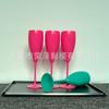 Coloridos como Copas de Vino de Plástico, Copas de Vino Tinto Irrompibles, Copas Altas Universales para Champán para Fiestas de Bar, Personalizables con Logo, Cambian de Color