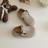 Zapatos Birkenstock para Niños Primavera y Otoño 2024 Nuevos Zapatos de Cuero para Niñas Versátiles Zapatos tipo Frijol Zapatos de Suela Suave para Niñas Pequeñas Zapatos Planos de Primavera