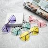 Óculos de amor de metal retrô 2021 coração de pêssego Óculos engraçados para mulheres óculos de sol de amor óculos de sol em formato de coração