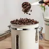 Tanque de Armazenamento de Grãos de Café, Tanque Selado para Pó de Café, Tanque de Armazenamento de Café com Exaustão Unidirecional, Tanque de Armazenamento de Grãos, Tanque de Armazenamento de Grãos