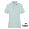 Algodão Pérola penteado manga curta lapela roupa de trabalho polo personalizada camiseta publicidade camisa cultural logo bordado roupa de trabalho