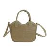 Bolsa de Mão de Nicho Versão Coreana para Mulheres 2025 Nova Tendência Padrão Lichia Moda Casual de Alto Valor Ombro Único Transversal