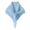 Cachecol Triângulo de Cashmere para Mulheres 100% Cashmere Puro Outono e Inverno Casual Simples Cor Lisa Versátil Tricotado Cachecol Quente