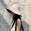 Novo Chapéu de Pescador Feminino de Verão Anti-UV, Chapéu de Sol com Proteção Facial para Uso Externo, Chapéu de Praia Fashion com Letras para Viagem