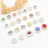 Plata Gruesa Chapada Piedra Plata Cuentas Sueltas con Diamantes Accesorios para Pulseras DIY Pulsera con Cuentas Accesorios de Joyería Cuentas Espaciadoras