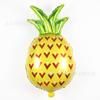 Globo de sandía con forma de piña y película de aluminio para fiesta hawaiana, fruta de verano, decoración para fiesta de cumpleaños