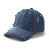 Gorra de Béisbol Vintage Desgastada Deshilachada de Ala Ancha, Nuevo Estilo Primavera/Verano, Circunferencia de Cabeza Grande, Adelgazante del Rostro, Gorra de Béisbol con Visera Suave