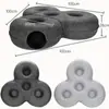 Nido de Gato Donut, Túnel Juguete para Gatos para Todas las Estaciones, Agujero para Excavar de Conejo, Agujero de Gato Neumático, Casa Caliente de Invierno para Esconderse Gato