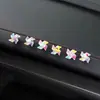 Molino de Viento Pequeño Giratorio para Coche Adorno para Coche Decoración Linda para Salpicadero Espejo Retrovisor Parte Trasera Creativa del Coche