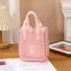 Nova Bolsa de Maquiagem de Rede, Grande Capacidade, Alta Qualidade, Portátil, Multiuso, Compartimentada, Bolsa de Armazenamento de Artigos de Higiene Pessoal para Viagem