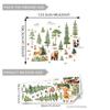 M14584 Adesivos de Parede de Animais de Desenho Animado da Floresta para Quarto de Crianças, Quarto, Decorações de Casa, Adesivos de Parede Autoadesivos, Atacado