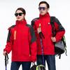 Abrigo de Invierno para Mujer Desmontable Tres en Uno de Forro Polar de Dos Piezas para Primavera y Otoño Cortavientos para Hombre para Montañismo y Esquí