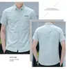 Camisa de Manga Corta para Hombre Verano Nueva Blanca de Manga Corta Juvenil Casual de Negocios Entrevista Trabajo Profesional Ropa Formal