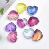 Fluorita natural Ketang superficie de corte accesorios de amor simple decoración de cordón versátil pulsera hecha a mano DIY cuerda trenzada accesorios de cuentas sueltas