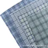 Tecido de Algodão Lavado Tingido em Fio em Estoque para Roupas, Vestuário Masculino e Feminino, Roupas Infantis, Calças, Saias, Camisas e Calças
