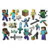Comercio Transfronterizo Minecraft Juego de Bloques Tatuajes Temporales Calcomanías de Transferencia de Agua Desechables Calcomanías para Fiesta de Cumpleaños