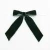 Decoraciones Navideñas Más Vendidas Transfronterizas Lazo de Cinta de Terciopelo Borgoña 2.5cm Cinta de Terciopelo Lazo para Empaquetar Cajas de Regalo Navideñas
