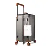 Maleta de 20 pulgadas, nuevo modelo 2026, gran capacidad, marco de aluminio, ruedas silenciosas, equipaje de mano para viajar, adecuada para viajes de negocios