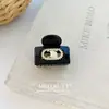 Pinza para el Cabello Elegante de Alta Gama, Diadema de Pedrería Estilo Chanel, Pinza de Garra para la Parte Trasera de la Cabeza, Goma para el Cabello, Exquisito Accesorio para el Cabello para Mujeres