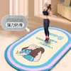 Manta para saltar la cuerda interior cojín ultrarrápido alfombra de terciopelo de cristal yoga correr fitness alfombrilla insonorizada antideslizante