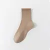 Meias Zhuji Masculinas de Algodão Respiráveis Meia-Calça Inverno e Outono Antiodor Absorventes de Suor Meias Esportivas Meias Sociais Masculinas Atacado