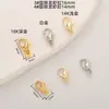 Fechos Lagosta Atacado Banhado a Ouro 18K Coração Quadrado Oval Ponta Fechos Lagosta Artesanal DIY Acessórios de Joias Antioxidantes