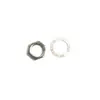 Arandela de tuerca para jack de audio de guitarra eléctrica, tapa de rosca hexagonal para salida de 6.35, accesorios de tornillo métrico/pulgada