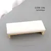 Herramienta de Almohada de Mano para Uñas Estilo Japonés, Alfombrilla Simple de Madera, Puede Soportar Lámpara UV, Mesa de Madera Maciza, Herramientas para Uñas