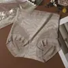 Bragas sin costuras para mujer, de encaje en la entrepierna, cintura alta, pura lujuria, sexy, levanta glúteos, talla grande