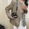 Bolsa de Bollo Estilo Dulce, Bolso Cruzado de Moda y Elegante para Mujer, Minibolso, Bolsa para Llaves, Bolso de Axila para Labial