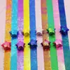 Papel Estrela Perolado Estrela da Sorte Estrela dos Desejos Feita à Mão Origami Estrela de Cinco Pontas Empilhada Feito à Mão Papel Feito à Mão