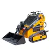 Venta Directa de Fábrica Minicargador Compacto Multifuncional Excavadora Compacta de Orugas Mini Excavadora para Eliminación de Basura en Interiores Minicargador