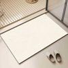 Tapete de Chão de Lama de Diatomáceas Doméstico para Banheiro Absorvente de Água de Secagem Rápida Tapete de Pé para Banheiro Fácil de Cuidar Resistente à Sujeira Antiderrapante Tapete de Chão