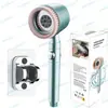 Cabezal de ducha con filtro presurizado de cinco velocidades con cepillo rociador para baño doméstico, cabezal de ducha de mano de alta presión